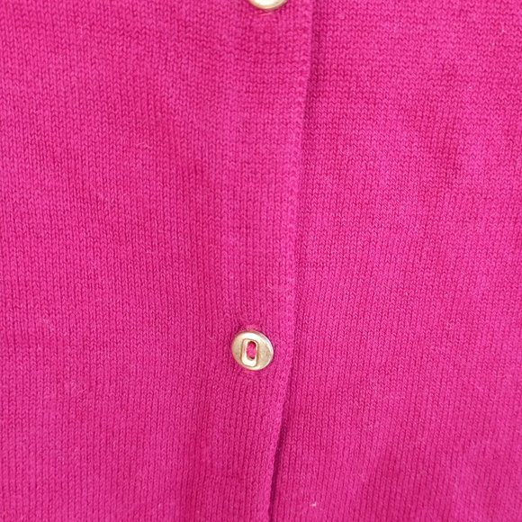 Zara Deep Purple Fuchsia Cardigan - Picture 4 of 7
